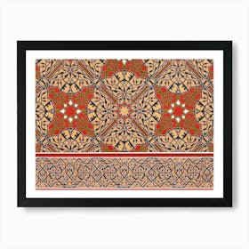 Emile Prisses D’Avennes Pattern, Plate No, 62, La Decoration Arabe Art Print