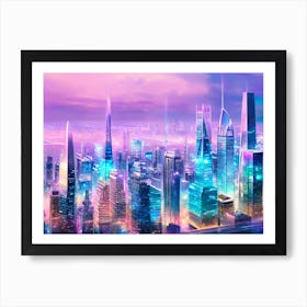 Futuristic Cityscape 22 Art Print