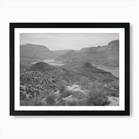 Scene From The Apache Trail Between Globe And Phoenix, Arizona By Russell Lee Art Print