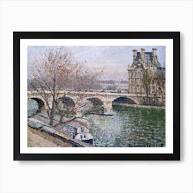 The Pont Royal And The Pavillon De Flore, Camille Pisarro Art Print