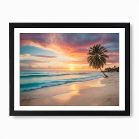 Sunset Paradise Art Print