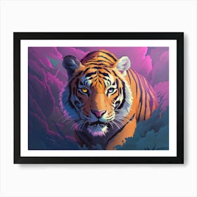 Fantasy Illustration Of A Wild Animal Leopard Art Print