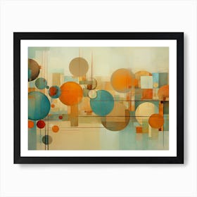 Abstract Circles 15 Art Print