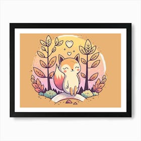 Cute Fox 1 Art Print