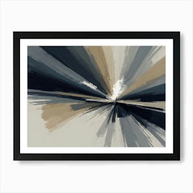 Abstract Painting hamptons 3 Art Print