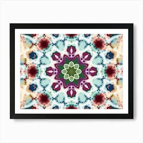 Modern Art Purple Pattern Art Print