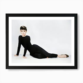 Audrey Hepburn Poses For Her Publicity Photo To Promote The Film Sabrina Art Print