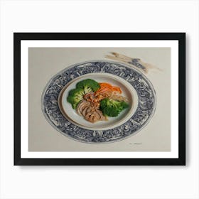 Asian Food Art Print