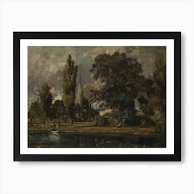 Salisbury Cathedral And Leadenhall From The River Avon, John Constable Art Print