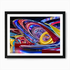 Modern Museum 1 Art Print