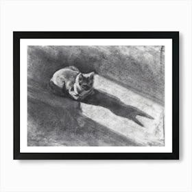 Shadow Cat Art Print