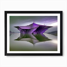 Purple Sphere Art Print