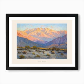 Western Sunset Landscapes Sierra Nevada 3 Poster Art Print