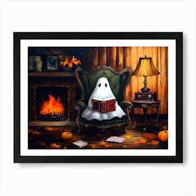 Ghost In The Chair Art Print