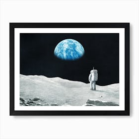 Earthrise Landscape Art Print