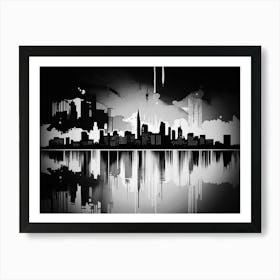 Abstract Cityscape 10 Art Print