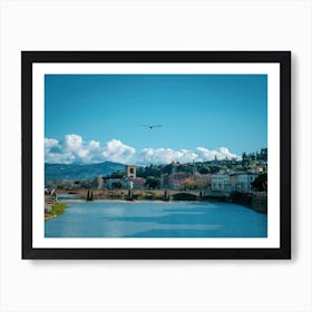 Flying Over Florence Art Print