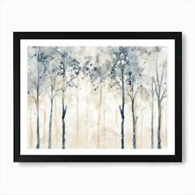 Trees In The Forest 5 Art Print