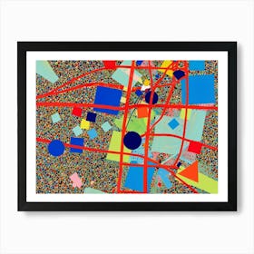 Abstract Cityscape Art Print