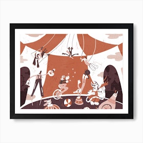 Circus Art Print