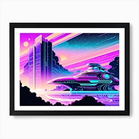 Futuristic Art, Futuristic Art, Futuristic Art, Futuristic Art, Futuristic Art Art Print