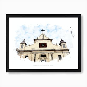 Dongjiadu Cathedral, Shanghai Old City, Shanghai Art Print