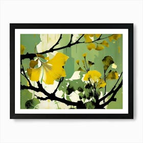 Ginkgo Leaves 43 Art Print