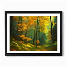 Autumn Forest 24 Art Print