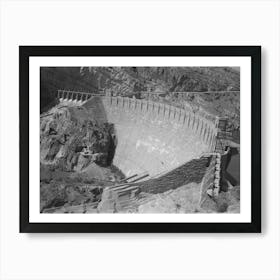 Roosevelt Dam Which Stores Water For The Salt River Valley And Phoenix, Arizona By Russell Lee Art Print
