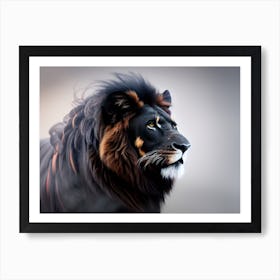 Lion Portrait Art Print