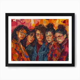 Girls 3 Art Print