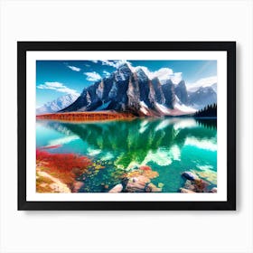 Mountain Lake 41 Art Print