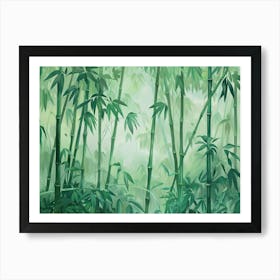 Bamboo Forest (13) Art Print