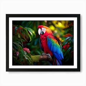 Tropical Parrot 2 - AfriDesigns Art Print