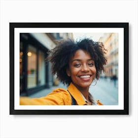 Portrait Of African American Woman 2 Art Print