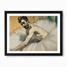 The dream of ballet dancing Art Print