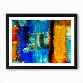 Acrylic Extruded Painting 285 Art Print