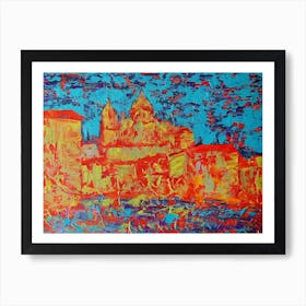 Abstract Cityscape Art Print