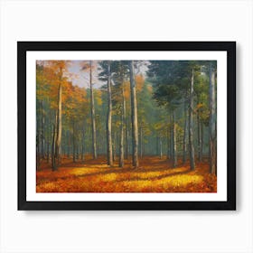 Autumn Forest 33 Art Print