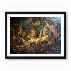 Contemporary Artwork Inspired By Tintoretto 1 Art Print