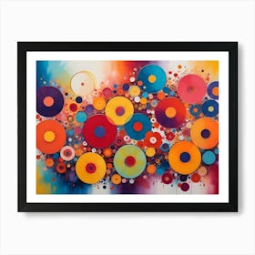 Colorful Circles Art Print