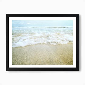 Sand And Waves Art Print