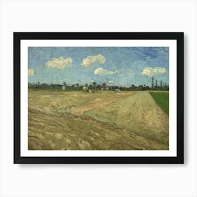 Geploegde Akkers, Vincent Van Gogh Art Print