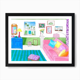 Colourful Home Art Print