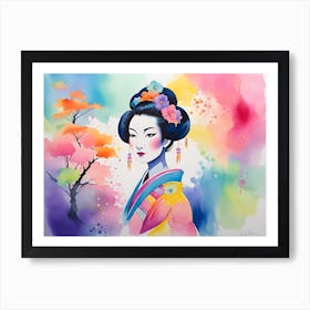 Geisha 55 Art Print