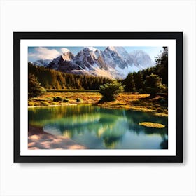 Mountain Lake 1 Art Print