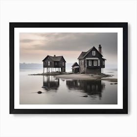 House On The Island Art Print