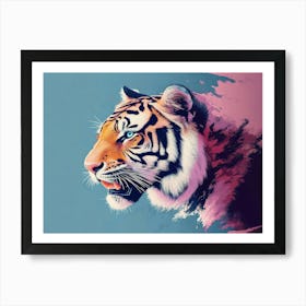 Tiger Animal Abstract 5 Art Print