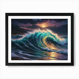 Ocean Wave 2 Art Print