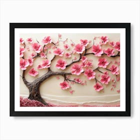 Cherry Blossom Tree 16 Art Print